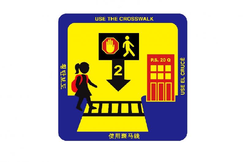 Safety Sign Project - Use the Crosswalk | Groundswell